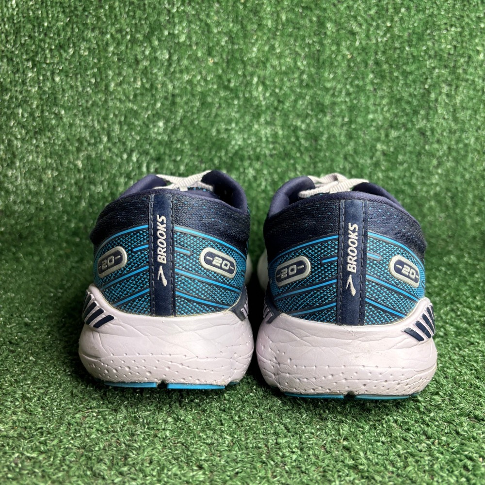 Brooks Glycerin GTS 20 Supportive Cushioned Running Shoes Blue Womens 8.5 D Wide - Picture 4 of 12